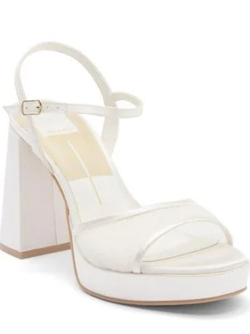 Dolce Vita Preya Platform Sandal IVORY TULLE 6.5